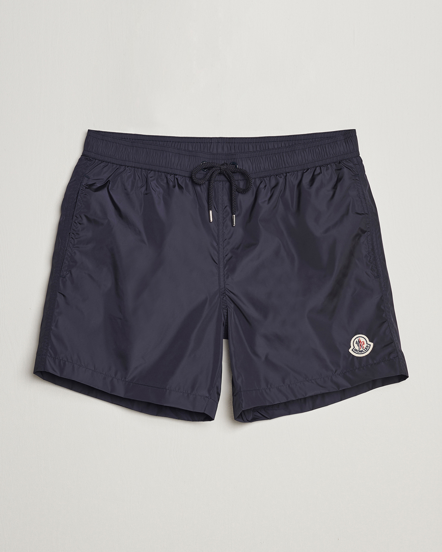 Herr | Badbyxor | Moncler | Nylon Swim Shorts Navy