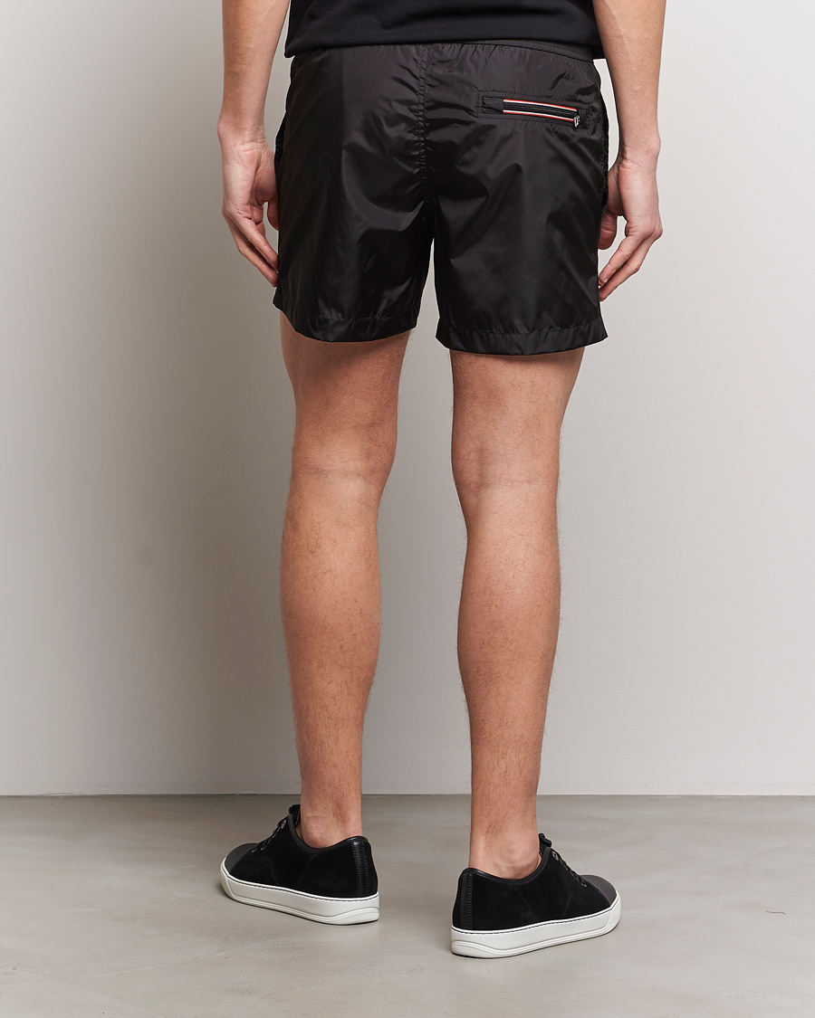 Herr | Badbyxor | Moncler | Nylon Swim Shorts Black