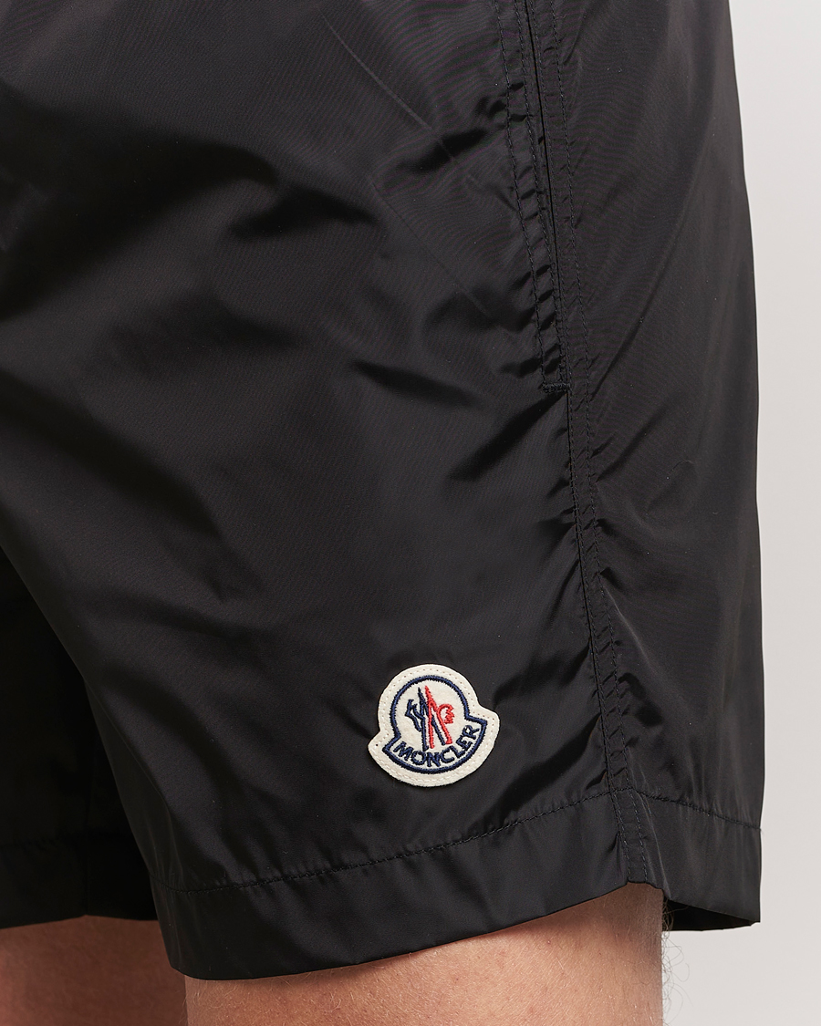 Herr | Badbyxor | Moncler | Nylon Swim Shorts Black