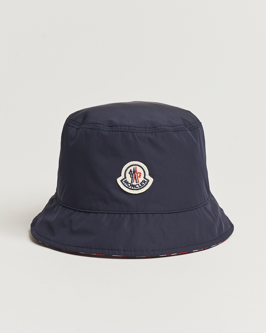 Herr | Moncler Nylon Bucket Hat Navy | Moncler | Nylon Bucket Hat Navy