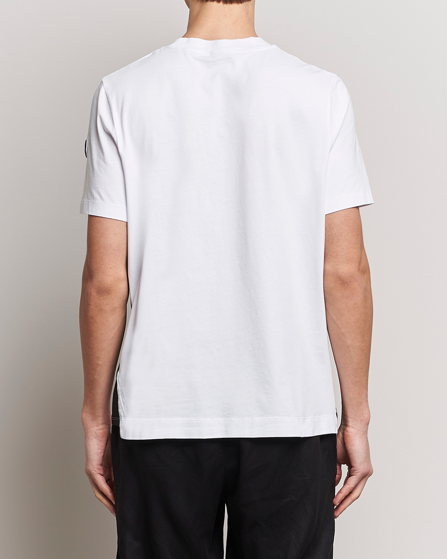Herr | T-Shirts | Moncler | Reflective Logo T-Shirt White