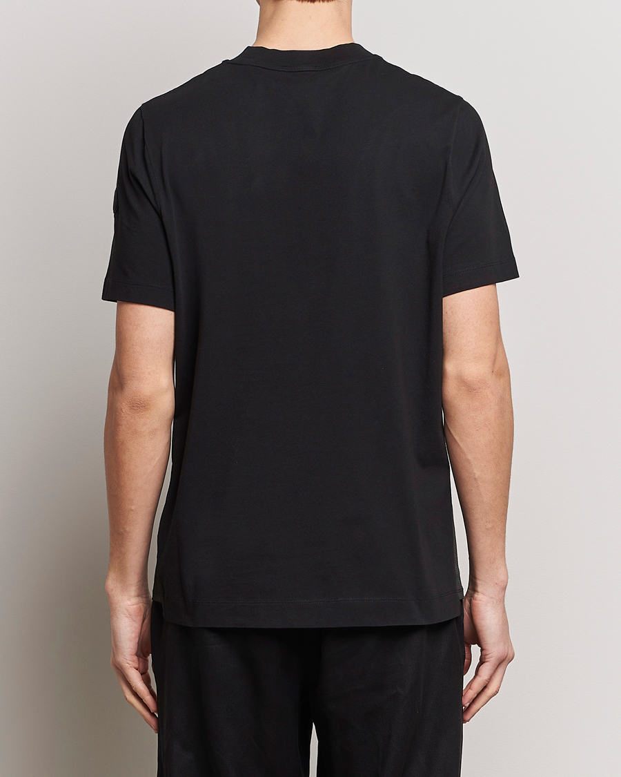 Herr | T-Shirts | Moncler | Reflective Logo T-Shirt Black