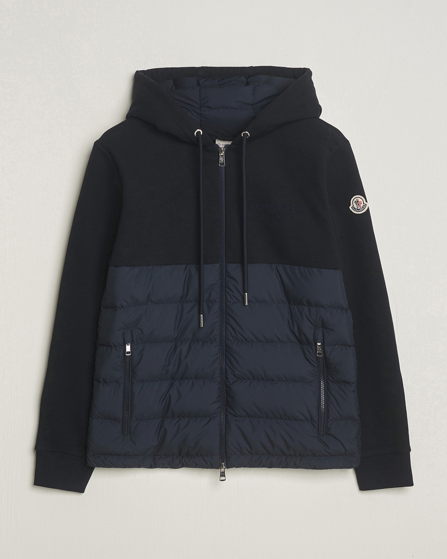 Herr | Jackor | Moncler | Down Panel Cardigan Jacket Navy