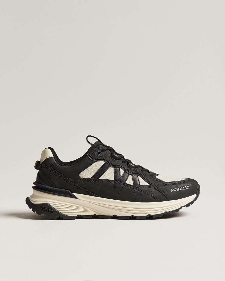 Herr | Moncler Lite Runner Sneakers Black/White | Moncler | Lite Runner Sneakers Black/White