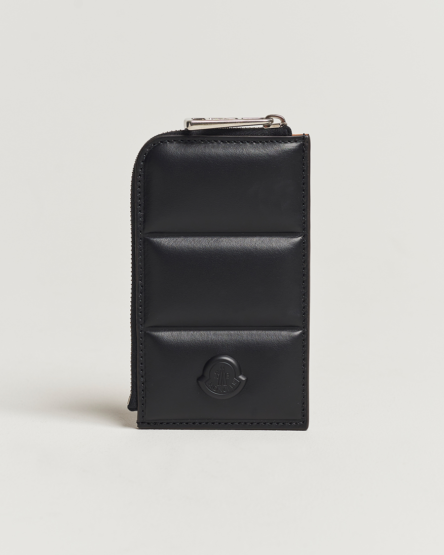 Herr | Moncler Flat Card Holder Black | Moncler | Flat Card Holder Black