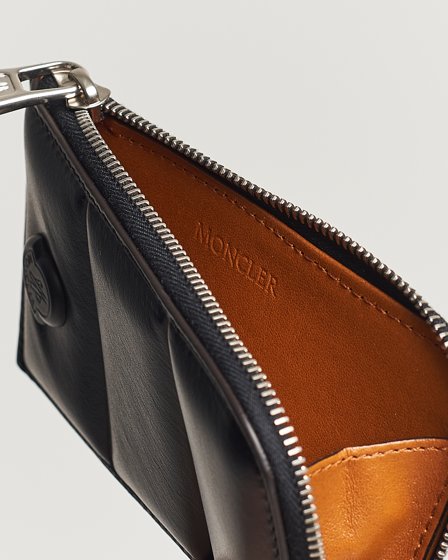 Herr | Moncler Flat Card Holder Black | Moncler | Flat Card Holder Black