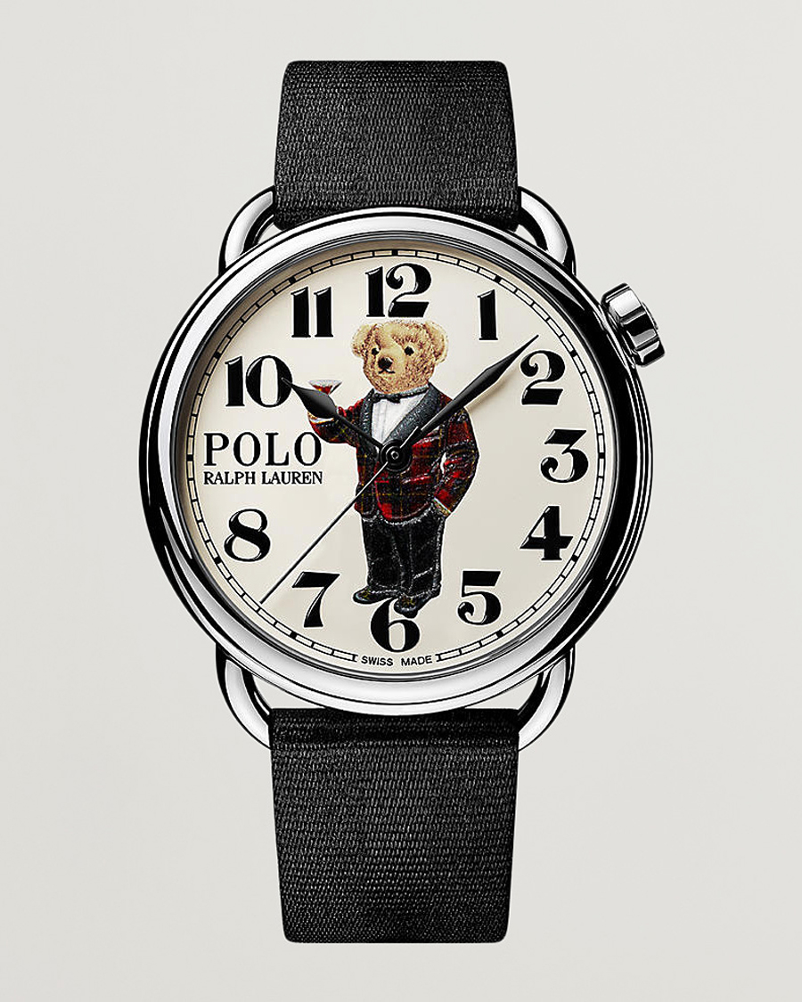 Herr | Läderarmband | Polo Ralph Lauren | 42mm Automatic Tartan White Dial