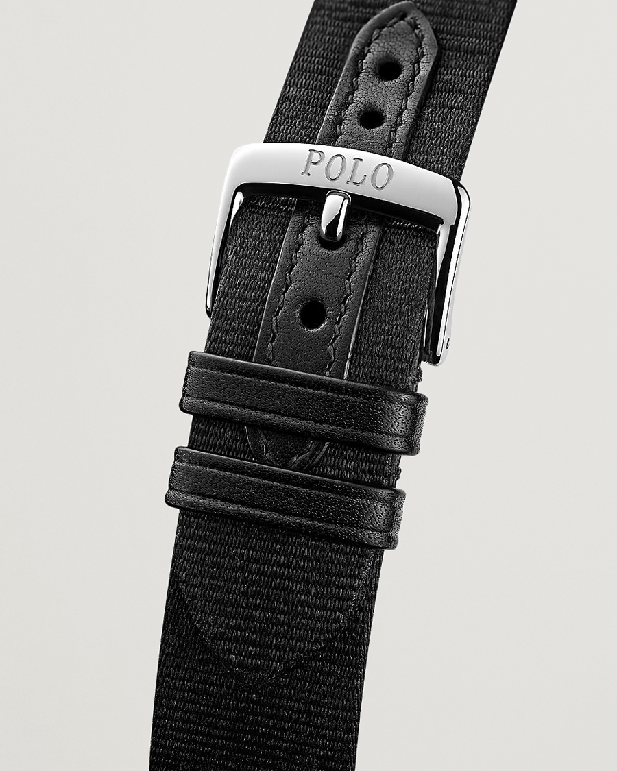 Herr | Läderarmband | Polo Ralph Lauren | 42mm Automatic Tartan White Dial