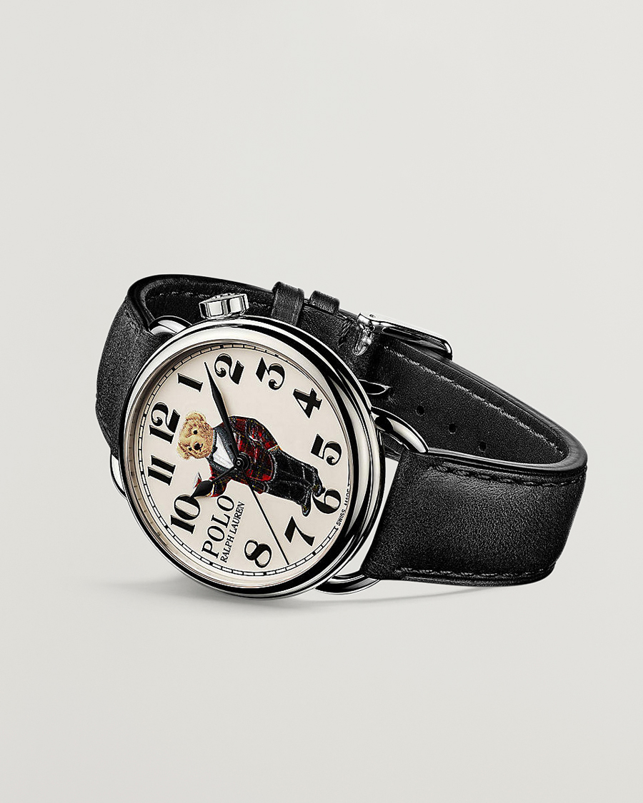 Herr | Läderarmband | Polo Ralph Lauren | 42mm Automatic Tartan White Dial