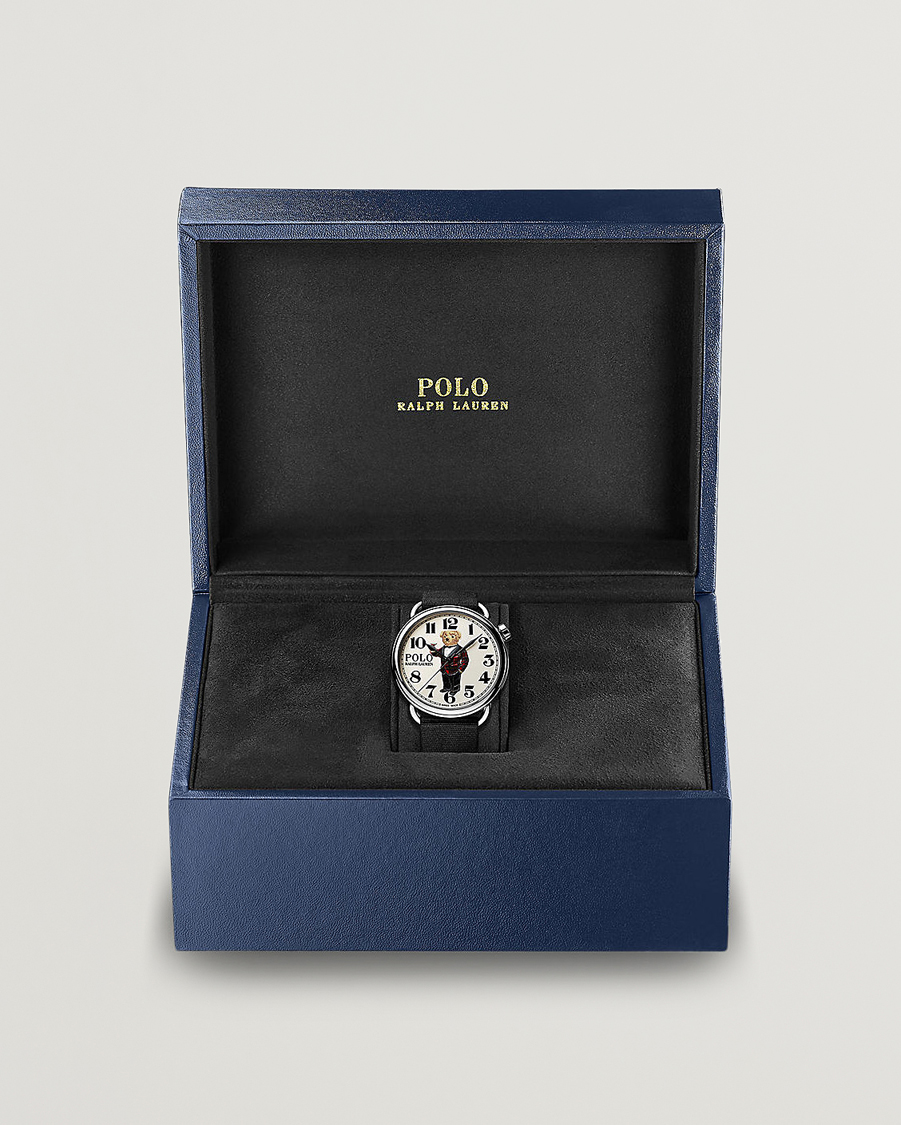 Herr | Läderarmband | Polo Ralph Lauren | 42mm Automatic Tartan White Dial