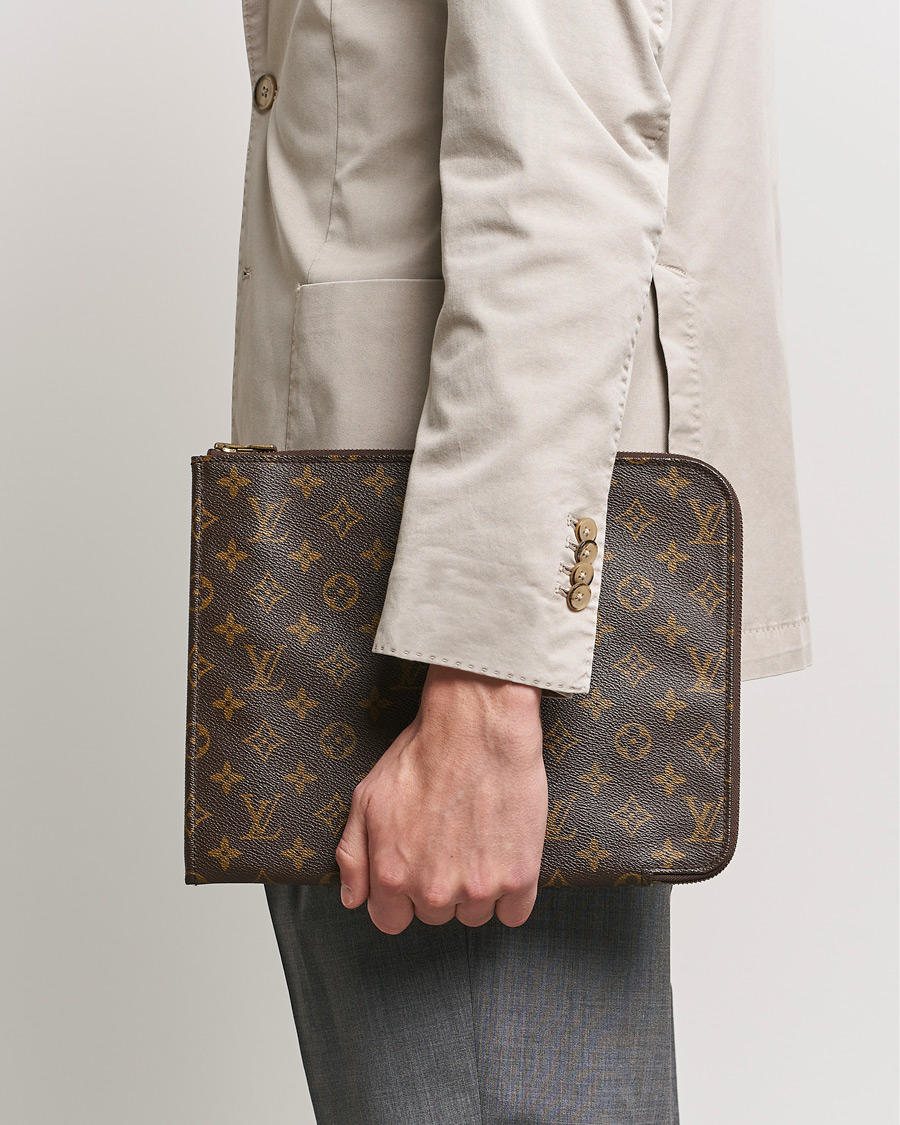 Herr | Pre-owned Accessoarer | Louis Vuitton Pre-Owned | Posh Documan Document Bag Monogram