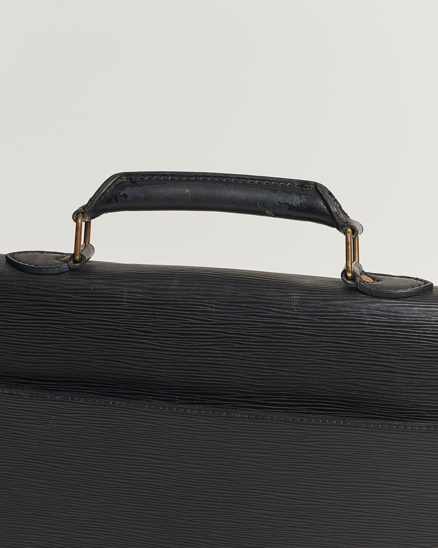 Herr | Louis Vuitton Pre-Owned Serviette Ambassadeur Epi Leather Breifcase Black | Louis Vuitton Pre-Owned | Serviette Ambassadeur Epi Leather Breifcase Black