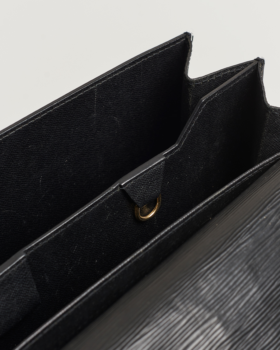 Herr | Louis Vuitton Pre-Owned Serviette Ambassadeur Epi Leather Breifcase Black | Louis Vuitton Pre-Owned | Serviette Ambassadeur Epi Leather Breifcase Black