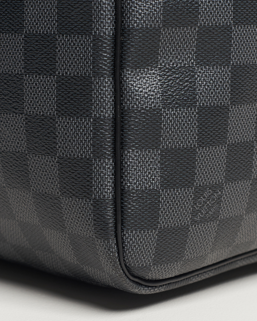 Herr | Louis Vuitton Pre-Owned Keepall Bandoulière 55 Damier Graphite | Louis Vuitton Pre-Owned | Keepall Bandoulière 55 Damier Graphite