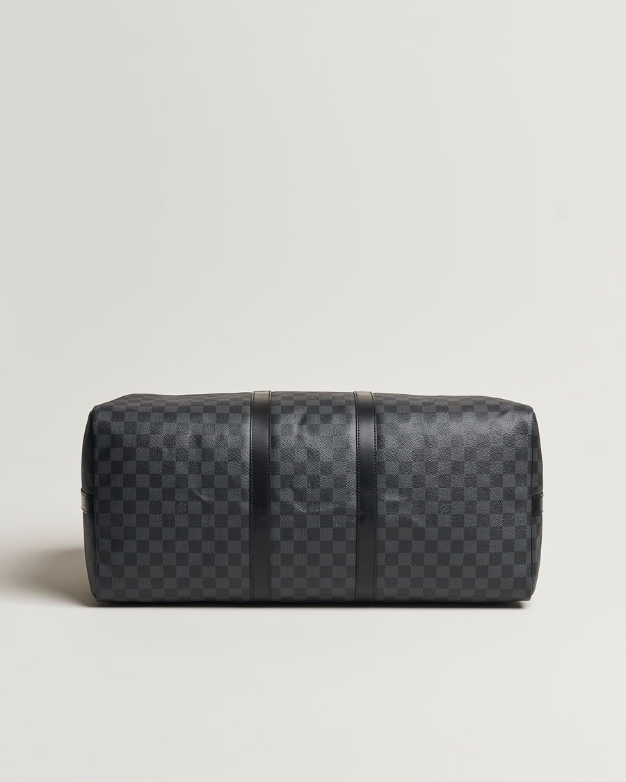 Herr | Louis Vuitton Pre-Owned Keepall Bandoulière 55 Damier Graphite | Louis Vuitton Pre-Owned | Keepall Bandoulière 55 Damier Graphite