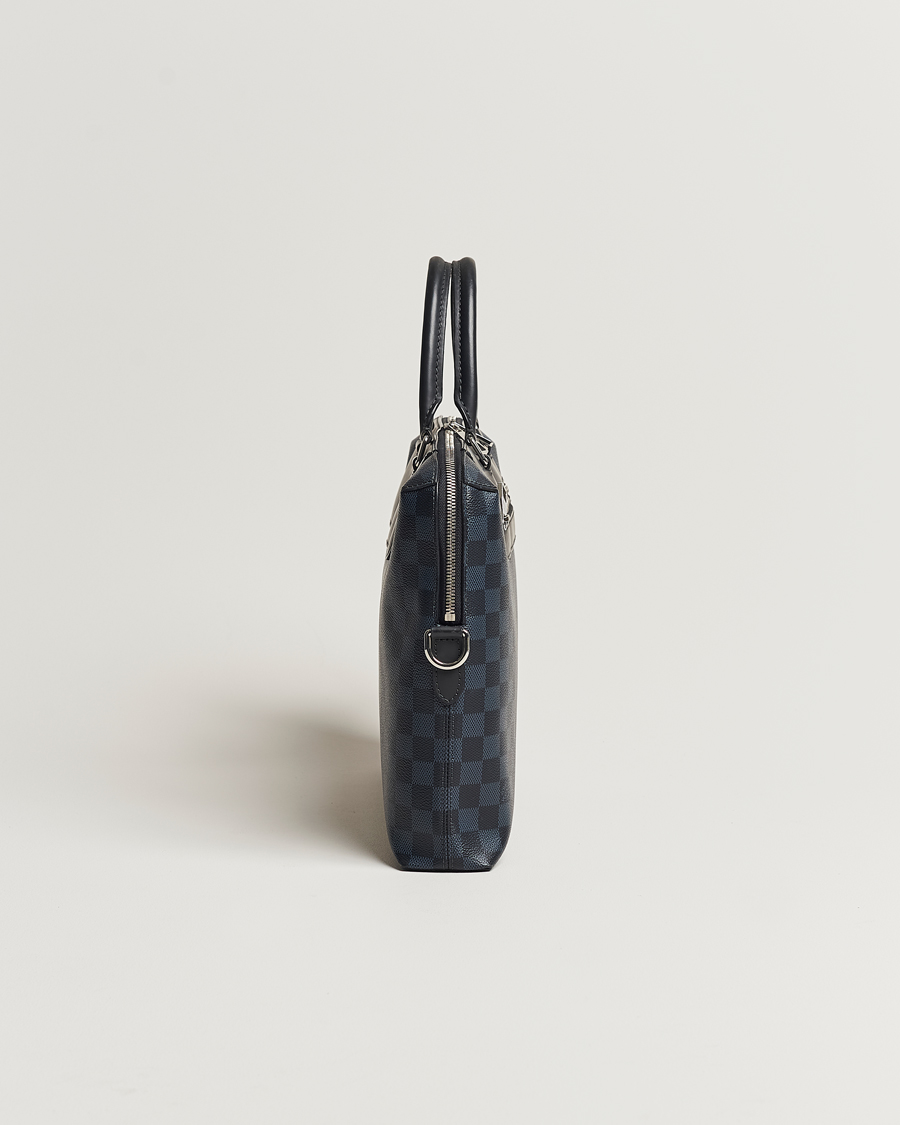 Herr | Louis Vuitton Pre-Owned Porte-Documents Jour Briefcase Damier Navy | Louis Vuitton Pre-Owned | Porte-Documents Jour Briefcase Damier Navy