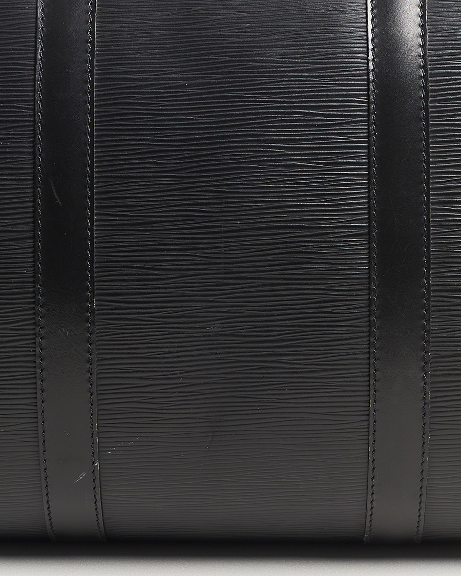 Herr | Louis Vuitton Pre-Owned Keepall 50 Epi Leather Travel Bag Black | Louis Vuitton Pre-Owned | Keepall 50 Epi Leather Travel Bag Black