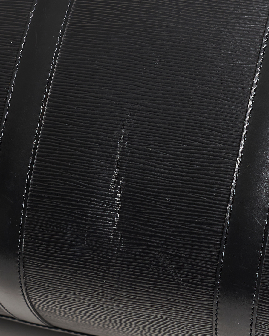 Herr | Louis Vuitton Pre-Owned Keepall 50 Epi Leather Travel Bag Black | Louis Vuitton Pre-Owned | Keepall 50 Epi Leather Travel Bag Black