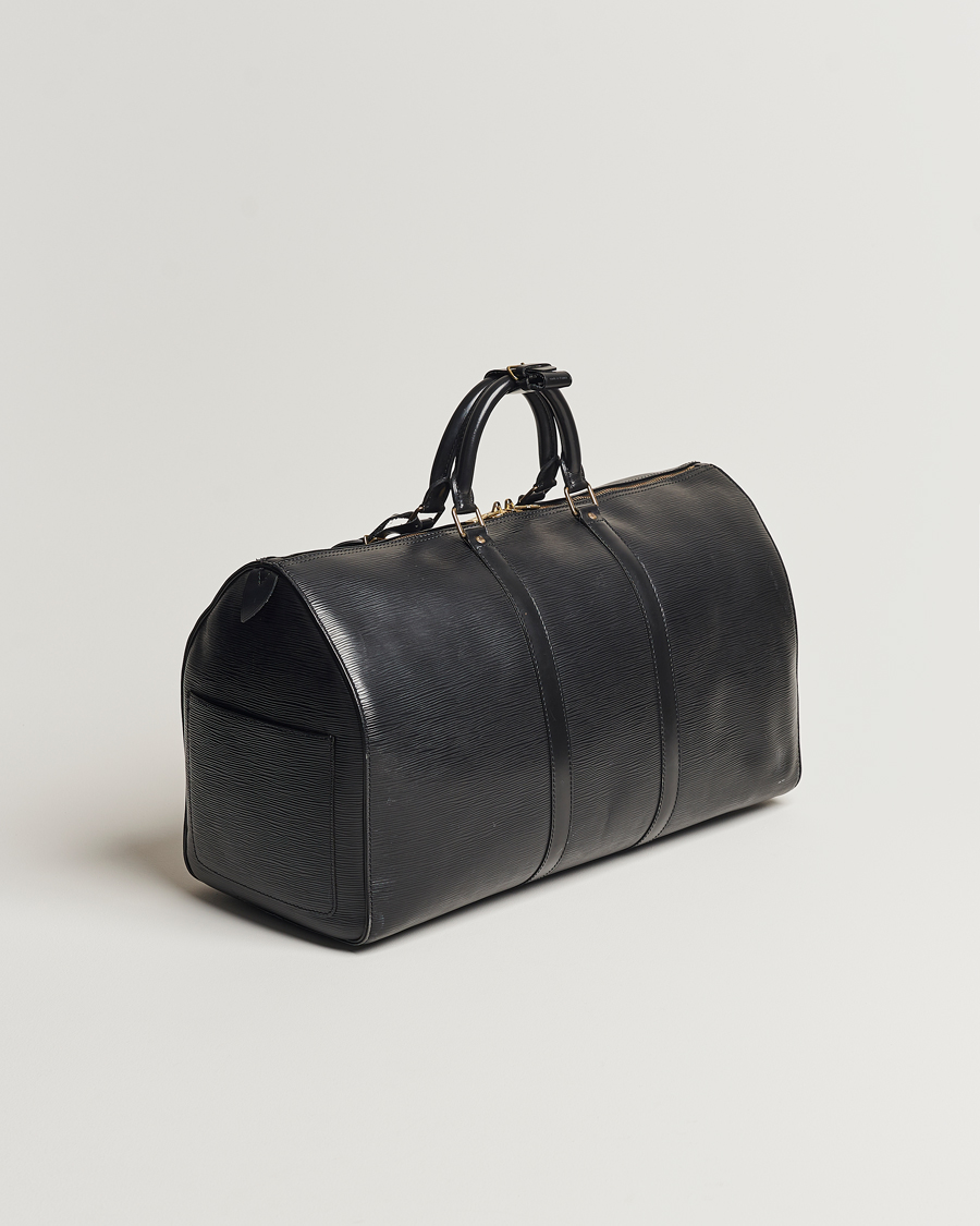 Herr | Louis Vuitton Pre-Owned Keepall 50 Epi Leather Travel Bag Black | Louis Vuitton Pre-Owned | Keepall 50 Epi Leather Travel Bag Black