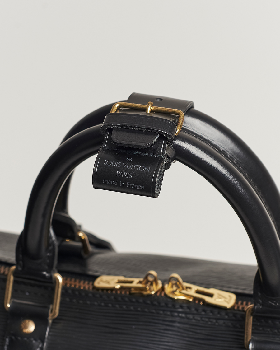 Herr | Louis Vuitton Pre-Owned Keepall 50 Epi Leather Travel Bag Black | Louis Vuitton Pre-Owned | Keepall 50 Epi Leather Travel Bag Black