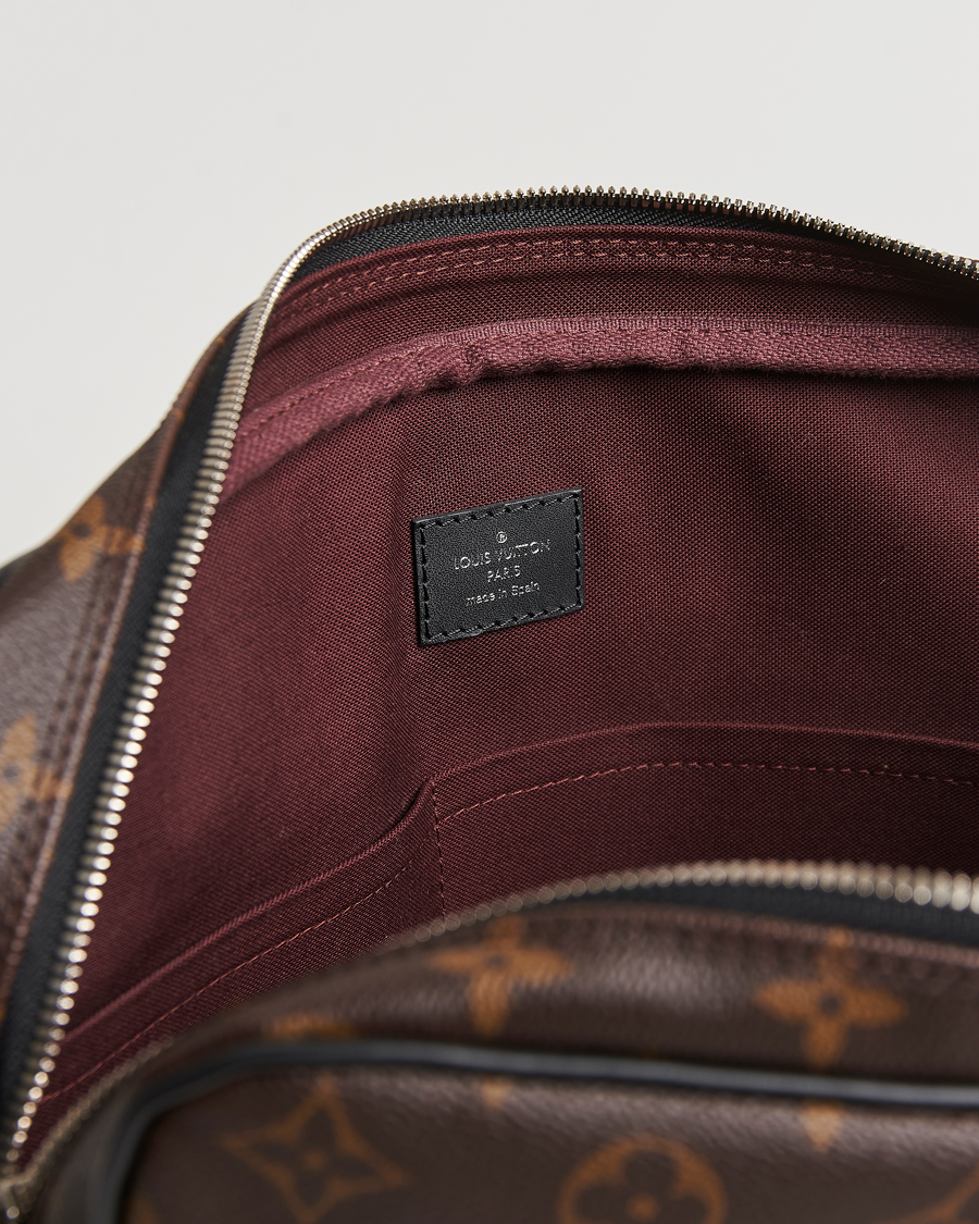 Herr | Louis Vuitton Pre-Owned Porte-Documents Voyage Briefcase Monogram Macassar | Louis Vuitton Pre-Owned | Porte-Documents Voyage Briefcase Monogram Macassar