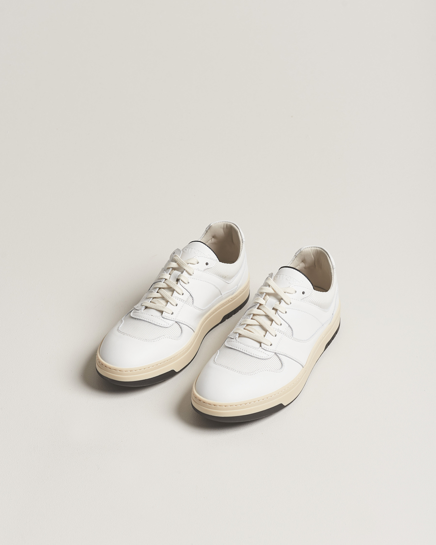 Herr | Sneakers | Sweyd | Net Leather Sneaker White