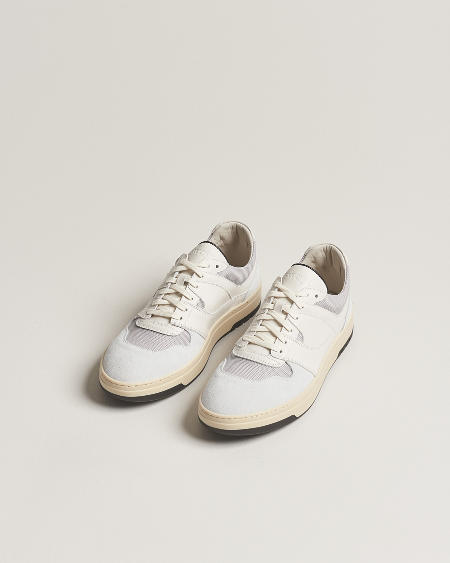 Herr |  | Sweyd | Net Suede/Leather Sneaker White/Grey