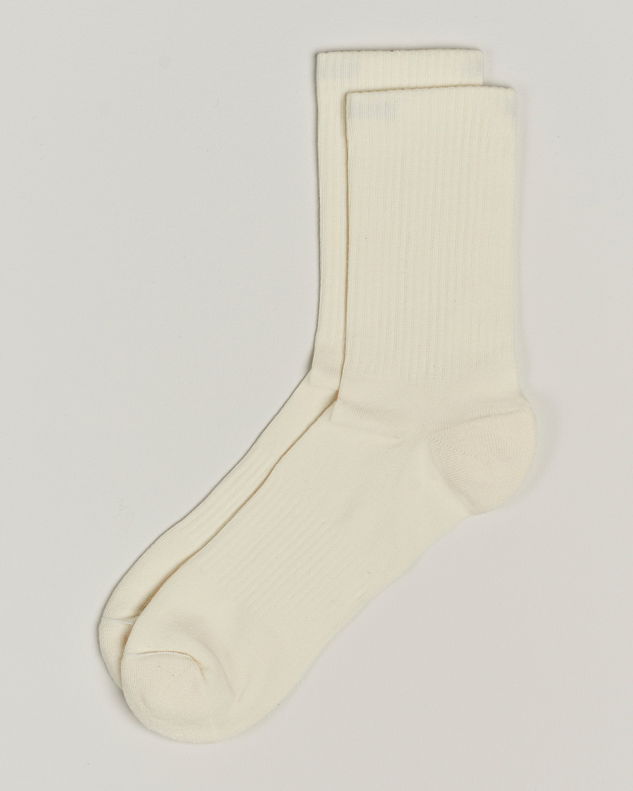 Herr | Underkläder | Sweyd | Crew Cotton Socks White