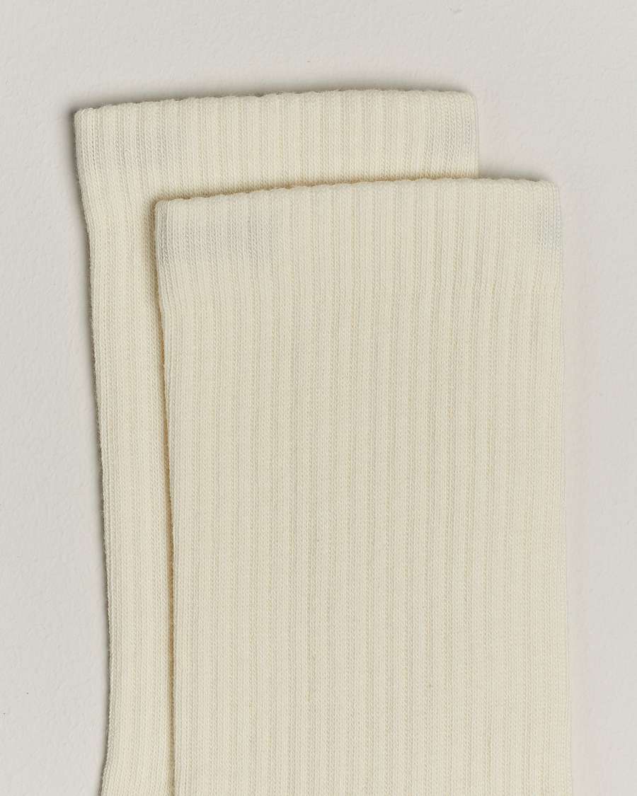Herr | Underkläder | Sweyd | Crew Cotton Socks White