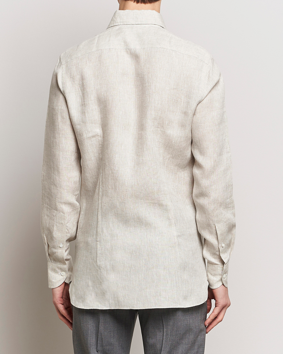 Herr | Skjortor | 100Hands | Linen Shirt Oatmeal