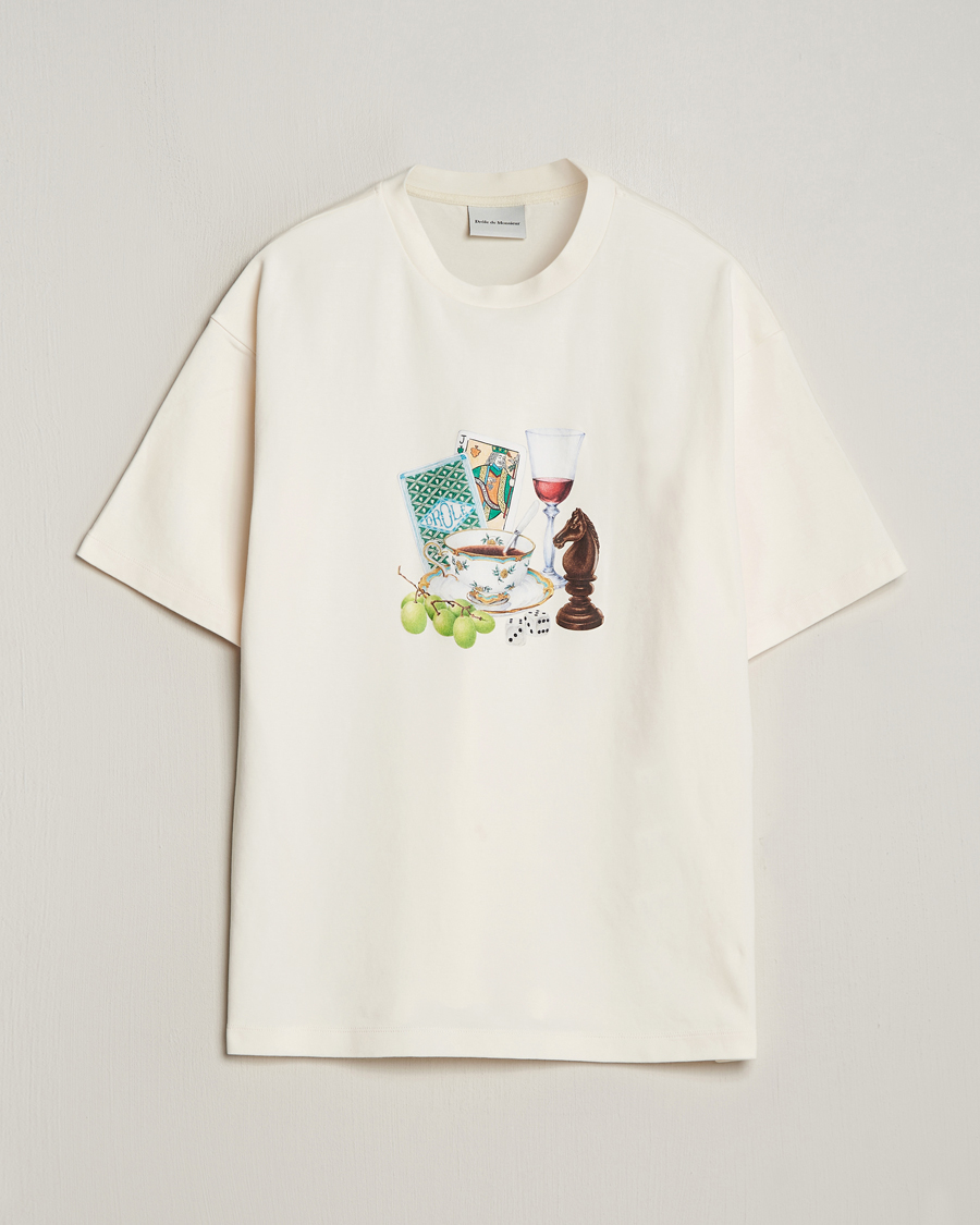 Herr | T-Shirts | Drôle de Monsieur | Apres Midi T-Shirt Cream