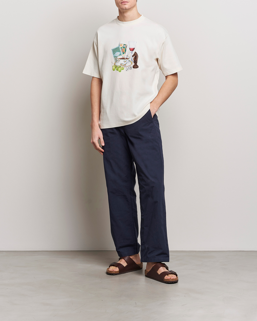 Herr | T-Shirts | Drôle de Monsieur | Apres Midi T-Shirt Cream