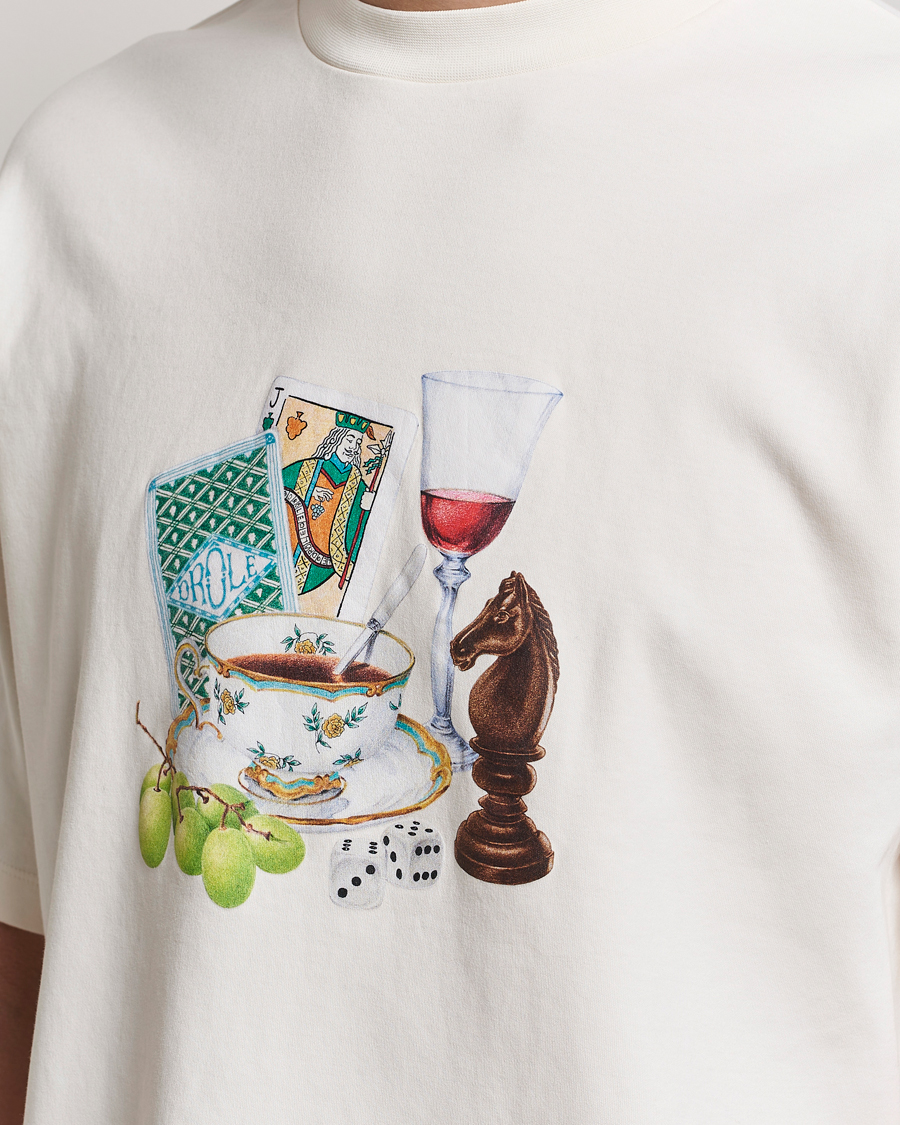Herr | T-Shirts | Drôle de Monsieur | Apres Midi T-Shirt Cream