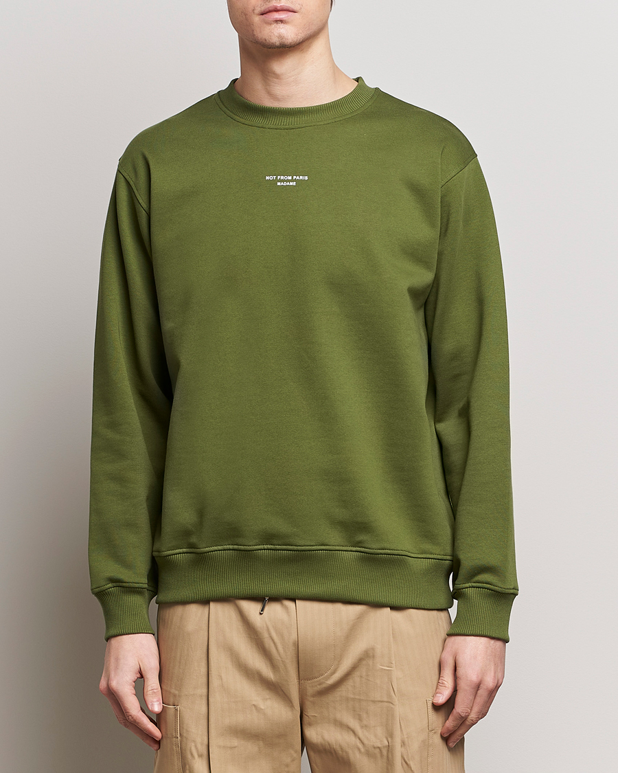 Herr | Kläder | Drôle de Monsieur | Classic NFPM Sweatshirt Khaki