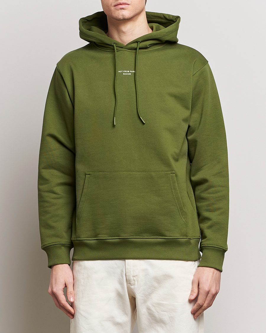 Herr | Tröjor | Drôle de Monsieur | Classic NFPM Hoodie Khaki