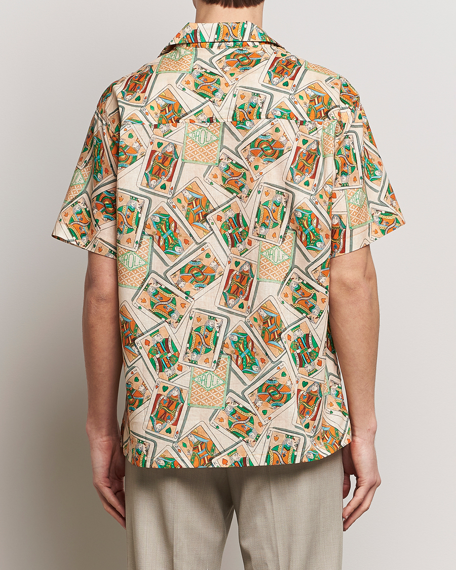 Herr | Skjortor | Drôle de Monsieur | Jeu De Cartes Camp Shirt Peach