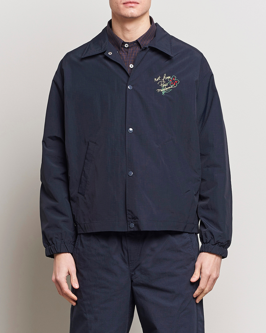 Herr | Jackor | Drôle de Monsieur | La Veste Slogan Jacket Navy