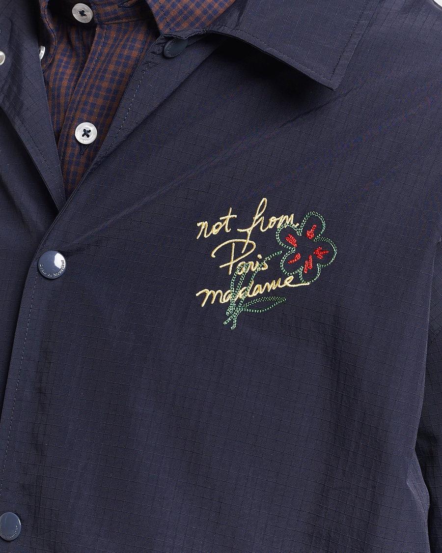 Herr | Jackor | Drôle de Monsieur | La Veste Slogan Jacket Navy
