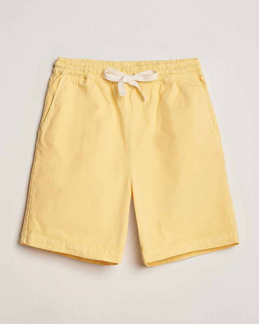 Herr | Shorts | Drôle de Monsieur | Drawstring Shorts Light Yellow
