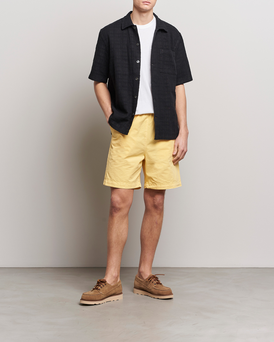 Herr | Shorts | Drôle de Monsieur | Drawstring Shorts Light Yellow