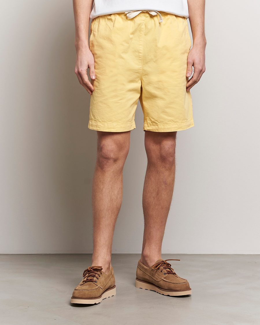 Herr | Shorts | Drôle de Monsieur | Drawstring Shorts Light Yellow