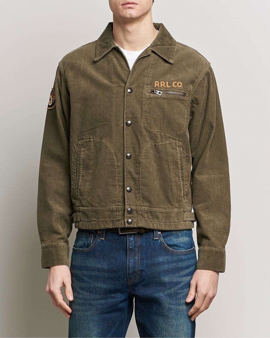 Herr | Bomberjackor | RRL | Walker Corduroy Jacket Olive