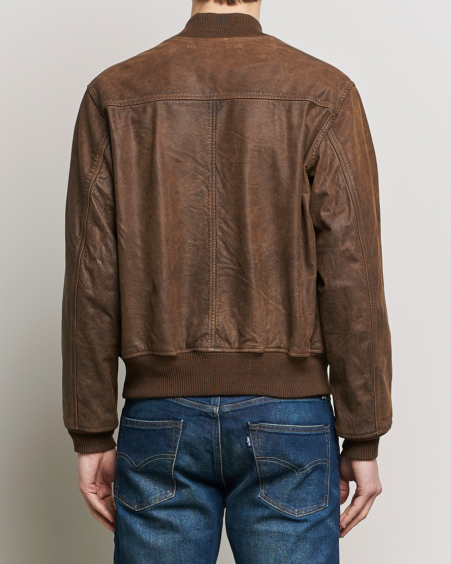 Herr | Jackor | RRL | Wright Leather Jacket Brown
