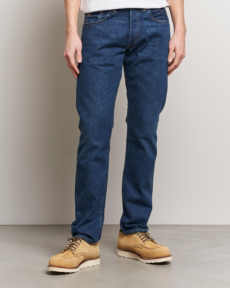Herr | Blå jeans | RRL | Slim Fit 5-Pocket Denim Eastridge Wash