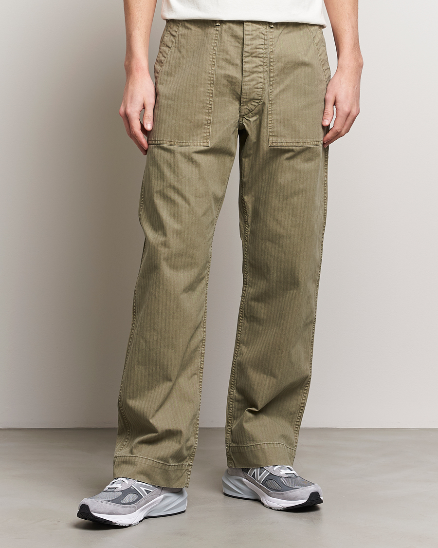 Herr | Byxor | RRL | Army Utility Pants Brewster Green