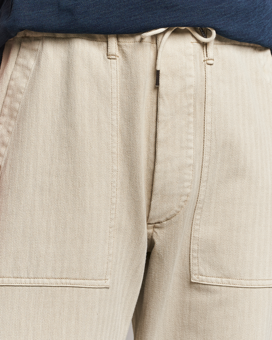 Herr | Byxor | RRL | Wilton Herringbone Surplus Pants Off White