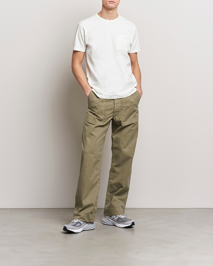 Herr | T-Shirts | RRL | 2-Packet Pocket Tee Warm White
