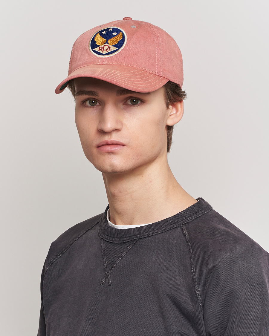 Herr | RRL | RRL | Garment Dyed Ball Cap Faded Red