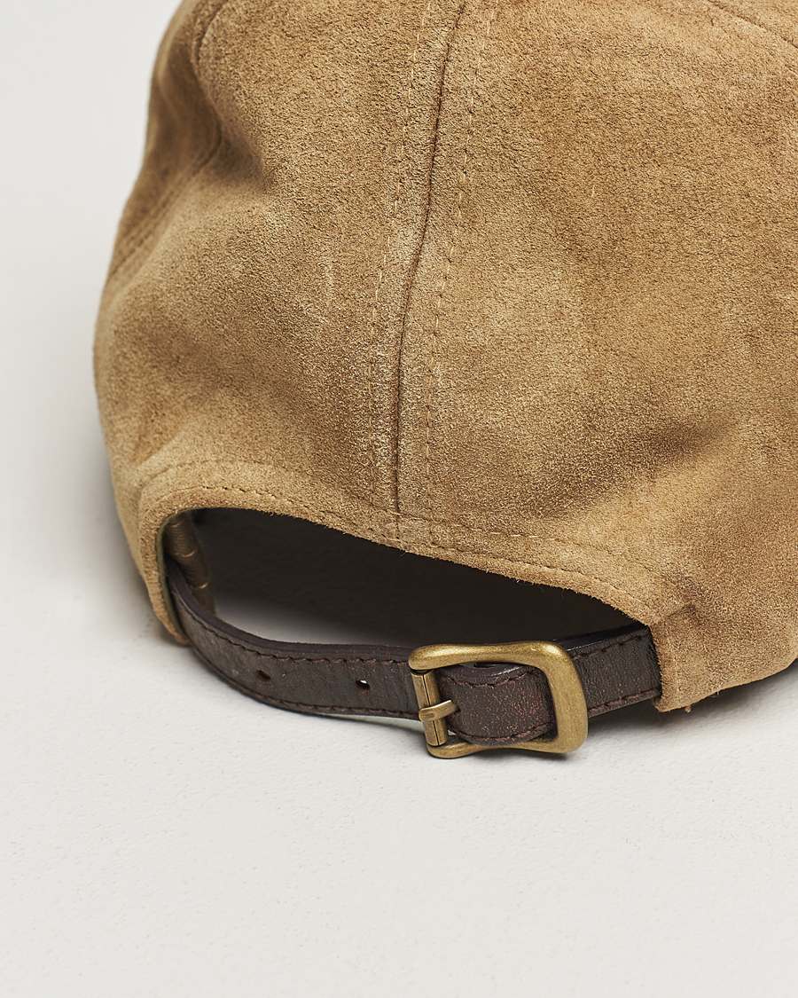 Herr | RRL Rough Out Trucker Cap Tan | RRL | Rough Out Trucker Cap Tan