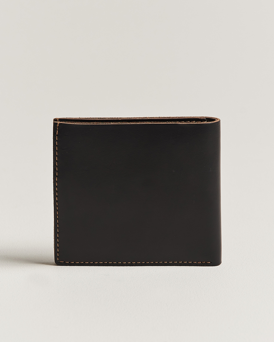 Herr | Plånböcker | RRL | Tumbled Leather Billfold Wallet Black/Brown